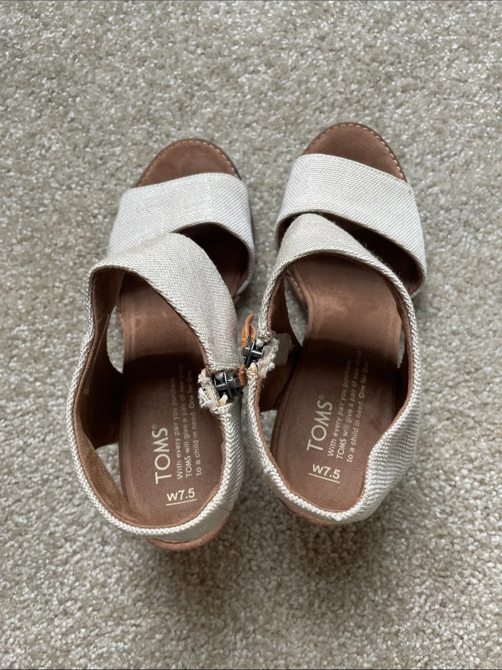 Toms wedge sandals